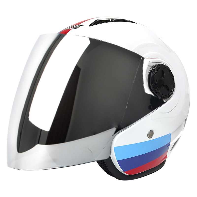 삼색 패턴 (실버 도금 렌즈)