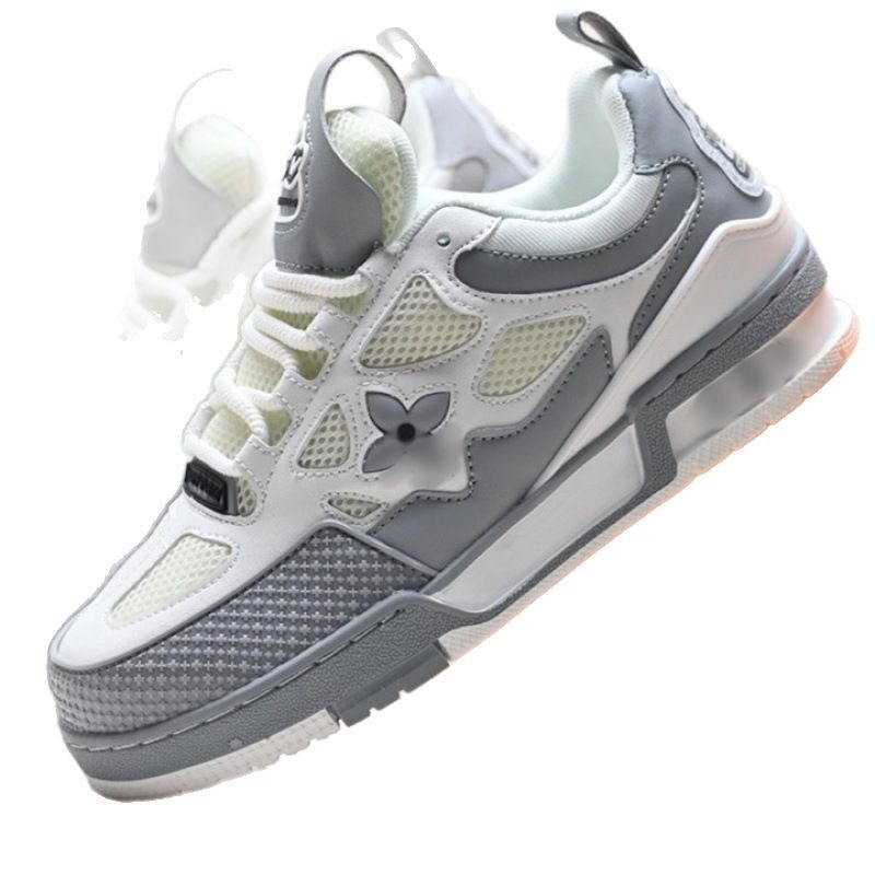 Zapatos Pitian de alta versión de zapatos gordos, entrenadores de parejas, moda en relieve, zapatos de skate con suela gruesa.