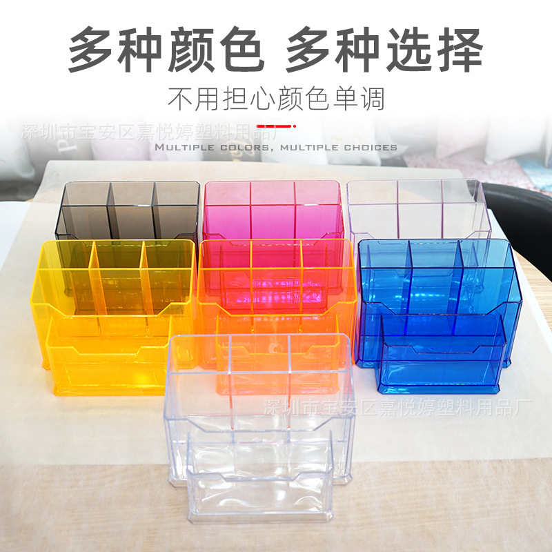 Nail Art Pen Holder Pen Holder Desktop Multi-Compartment Storage Pen Holder Simple Acrylic Storage Display Rack Nail Art Storage Box