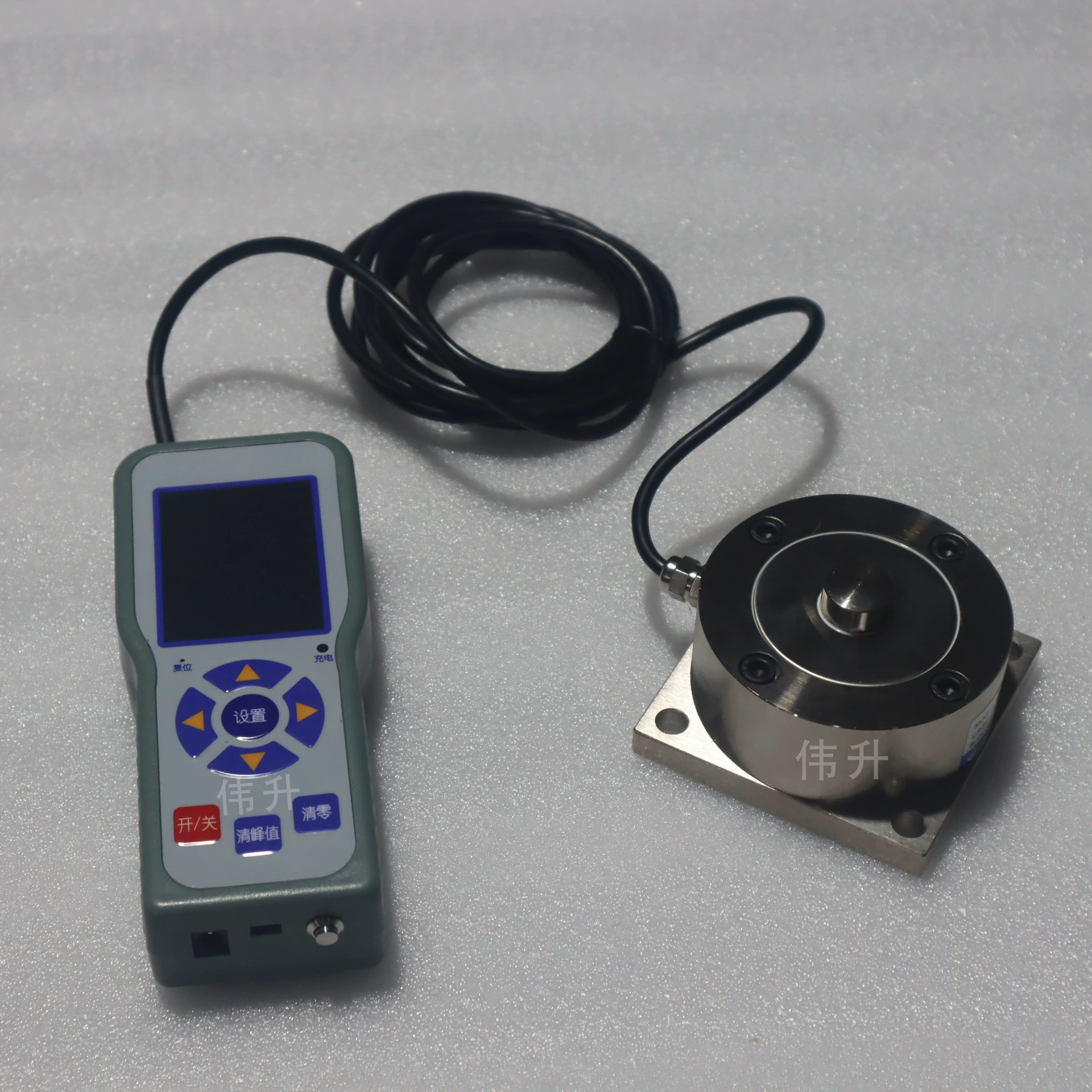 Цифровой манометр 10KN, комплексная точность 0,1%, высокоточный ручной измеритель натяжения, внешний датчик давления