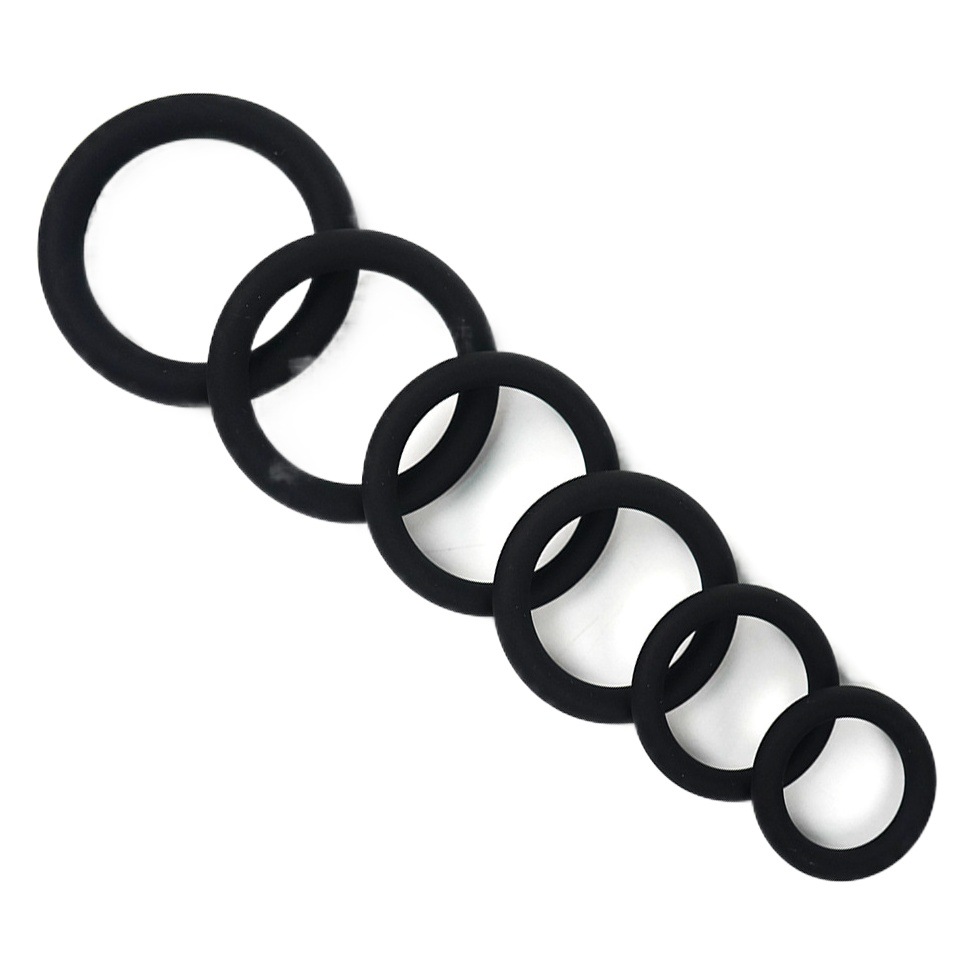 Xingwan Six-Piece Set Men's Precision Lock Ring Penis Prepuce Blocking Ring Delay Sex Set Flirting Vibration Sexy Lock Rope