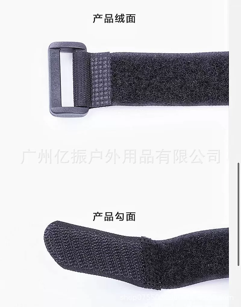 Belt with velcro, storage system, unmanned battery, cable ties, clips included