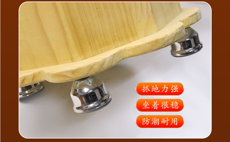 Wooden Moxa Sitting Stool Ai Jiu Chair Home Moxibustion Seat with 54 Moxa Cones preparation