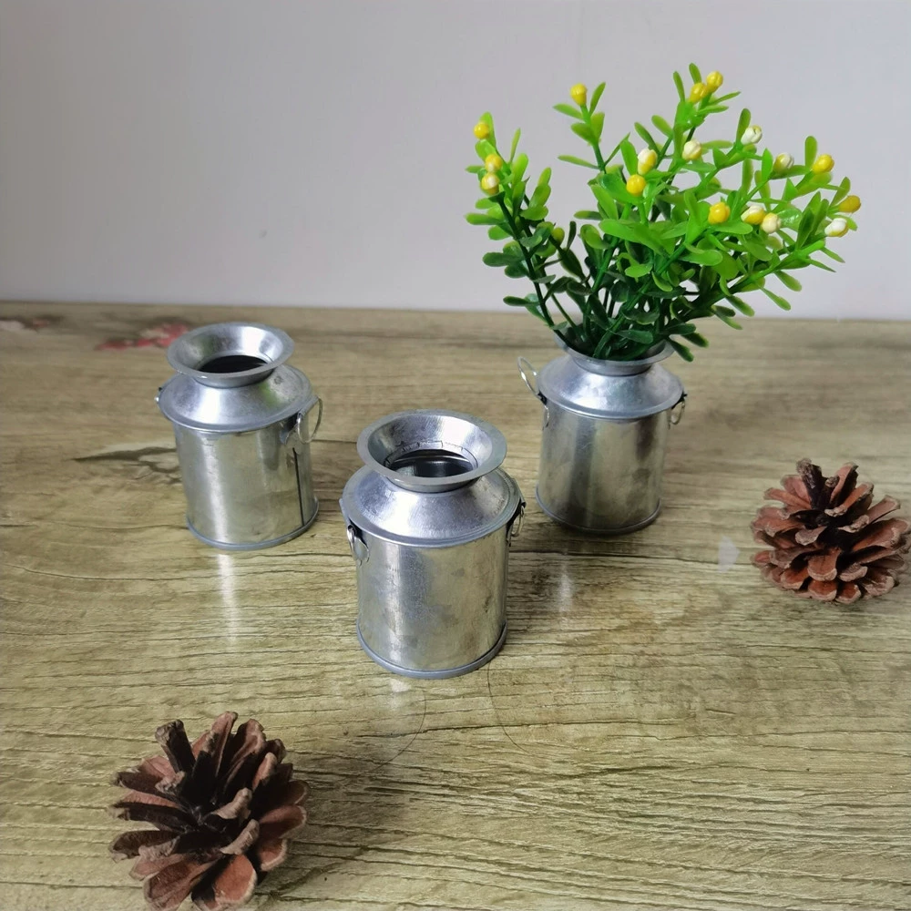 Оцинкованное железо делает старый цвет китайский маленький молочный горшок