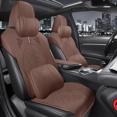 Toyota Crown, Highlander, Camry, Avalon üçün süet nəfəs alan oturacaq üzlüyü.
