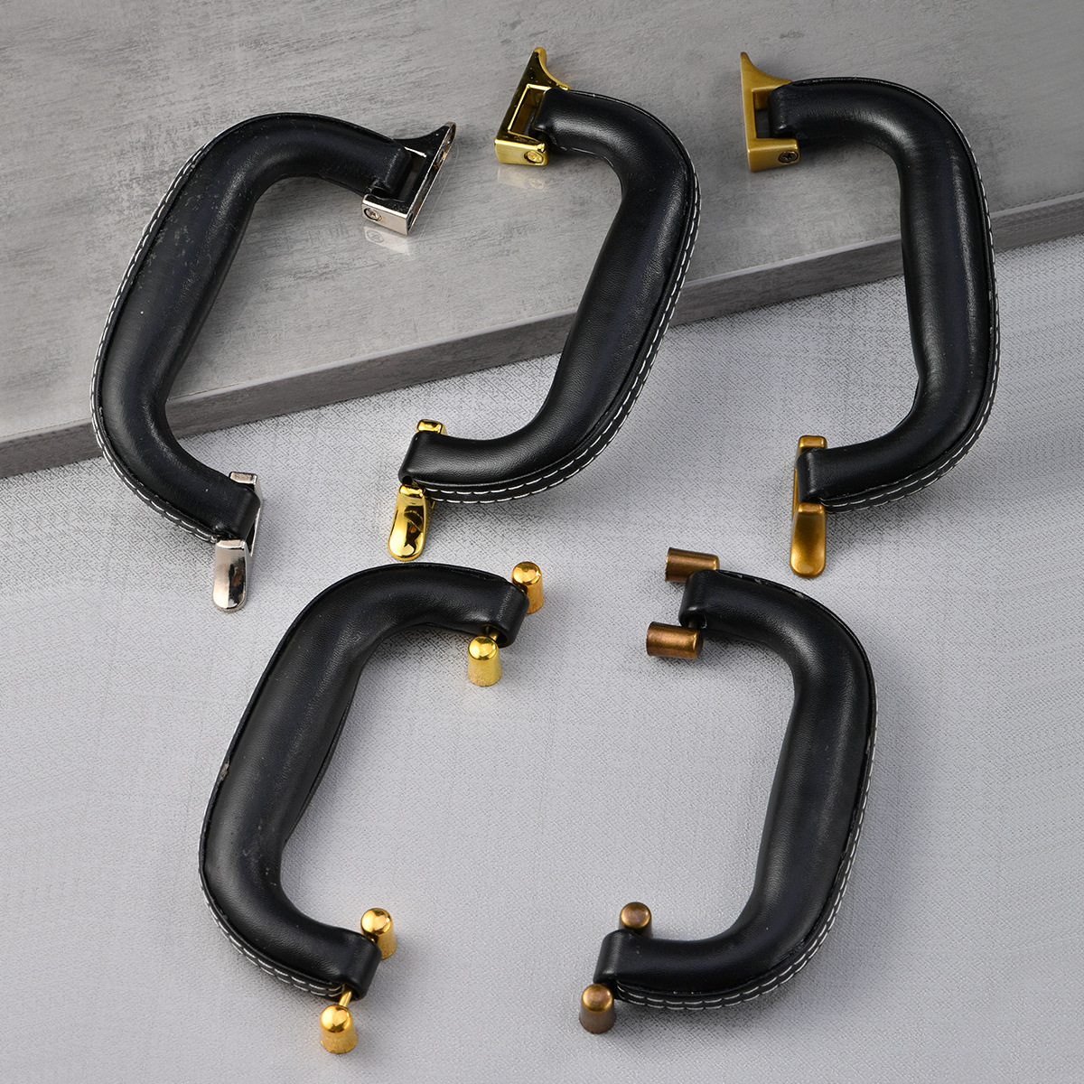 Wine box handle, cowhide handle, various leather handles, imitation leather packaging box handles, grabbers