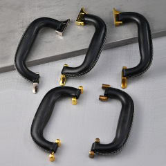 Wine box handle, cowhide handle, various leather handles, imitation leather packaging box handles, grabbers