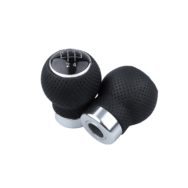 Car gear head manual 5-speed universal gear handle head personalized modification gear lever leather automatic gear shift rod head