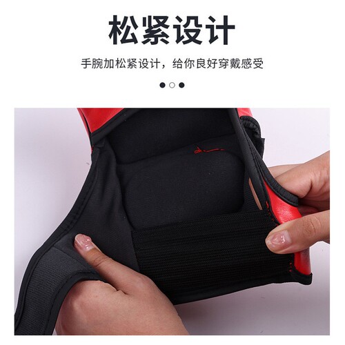 Boxing gloves half finger MMA gloves sandbag sparring thick adult gloves fighting gloves UFC