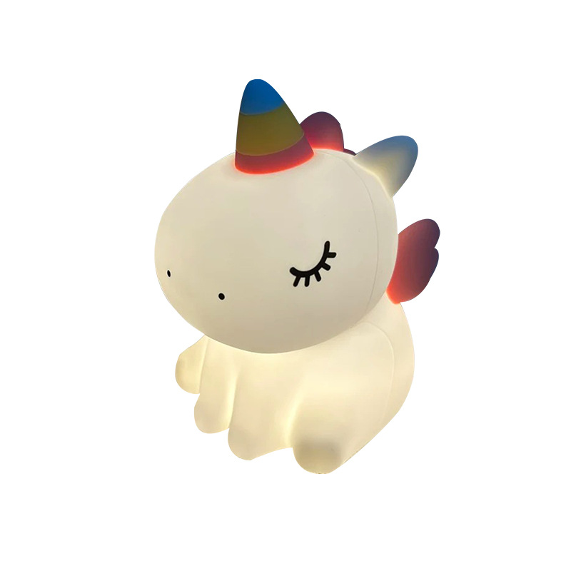 식품 등급 실리콘 유니콘 모델 + 색상 상자 포장 + 크래프트 종이 특급 상자