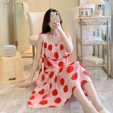 2025�¿�ı���d�I����Ůʿ˯ȹ�߼���ӡ�����ɴ�a���⴩˯ȹ