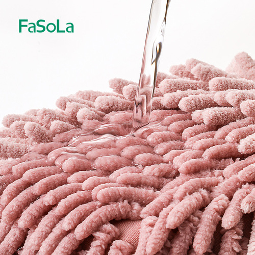 FaSoLa hanging absorbent thickened hand towel children's hand towel bathroom kitchen cute animal hand ball