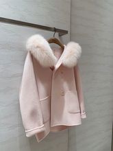 新年战袍韩系多巴胺羊毛呢大衣外套女2025冬季新甜美加厚呢子外套