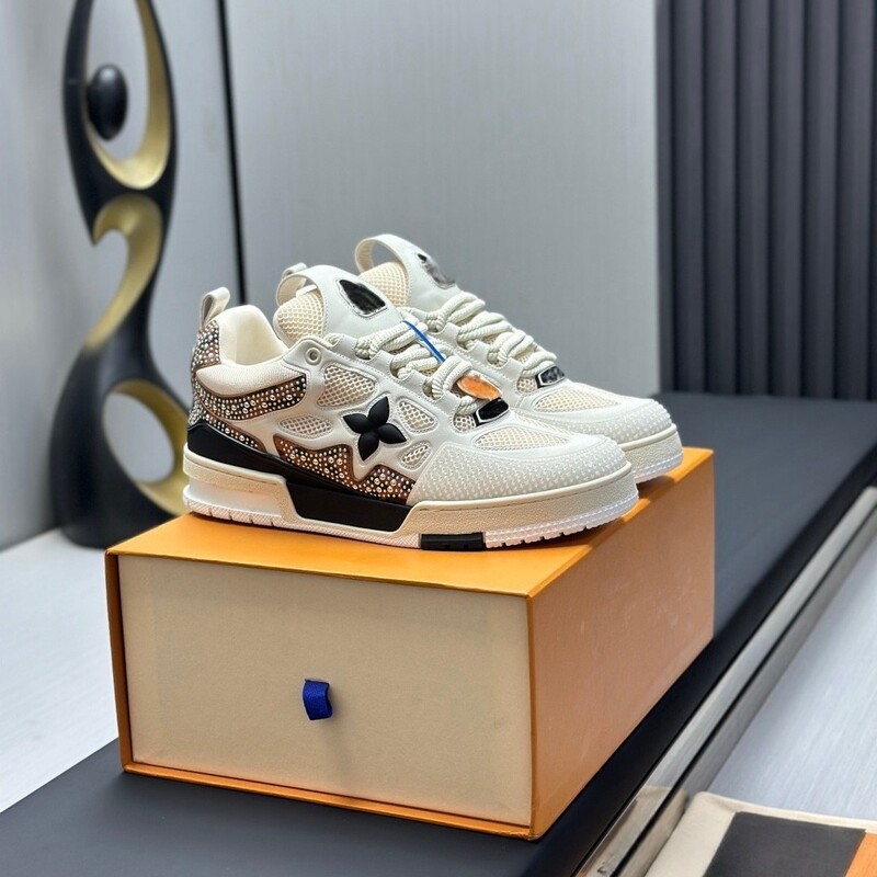 Trainer Sneakers with Rhinestones for Men, Black and White Versatile Height-Increasing Sports Casual Women's Sneakers Trainer Sneakers with Rhinestones for Men, Black and White Versatile Height-Increasing Sports Casual Women's Sneakers