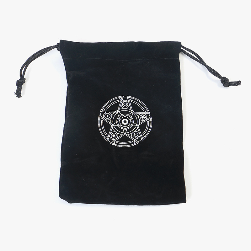 8 Color Velvet Thickened 10.4×6 Tarot Oracle Card Storage Bag_voghion.com