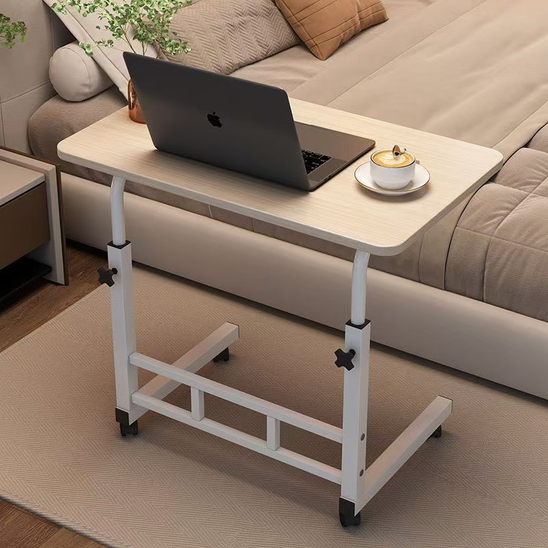 Mesa de cama simple elevación mesa de computadora móvil estante de almacenamiento perezoso mesa de estudio universitario mesa de estudio en casa image 10