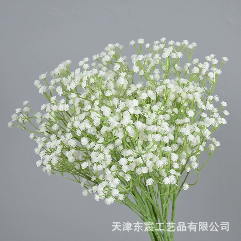 Одиночная имитация дыхания ребенка звезда пластиковый букет свадебное украшение, держащее букет искусственных цветов пластиковые цветочные украшения