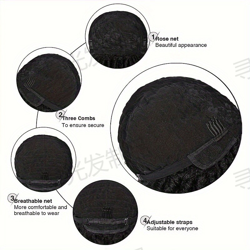 TEMUXIYIN venta caliente de pelucas de peloyaki, pelucas de pelo recto de 20 pulgadas, pelucas elásticas negras