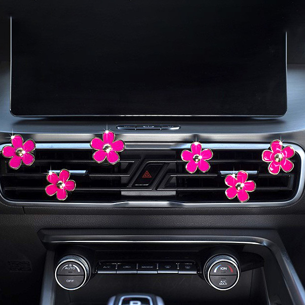 향기로운 데이지 로즈 레드 단색 6 장