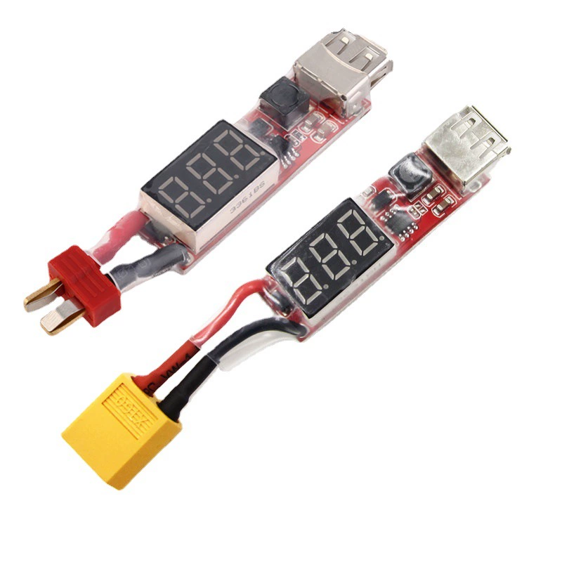 2S-6S преобразователь зарядки модель самолета литиевая батарея преобразование USB зарядное устройство для мобильного телефона заряженный дисплей функция защиты напряжения