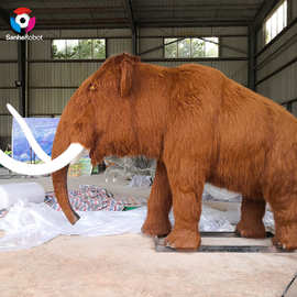仿真远古生物猛犸象 大型动物展览模型制作 自贡仿真模型制作厂家