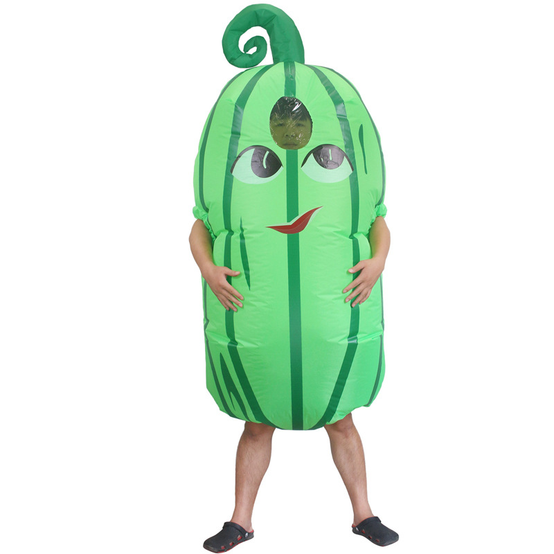 Venta caliente Traje inflable transfronterizo Dinosaurio de Halloween Alien Tyrannosaurus Rex Dress Up Ropa de actuación divertida Decoración de fiesta