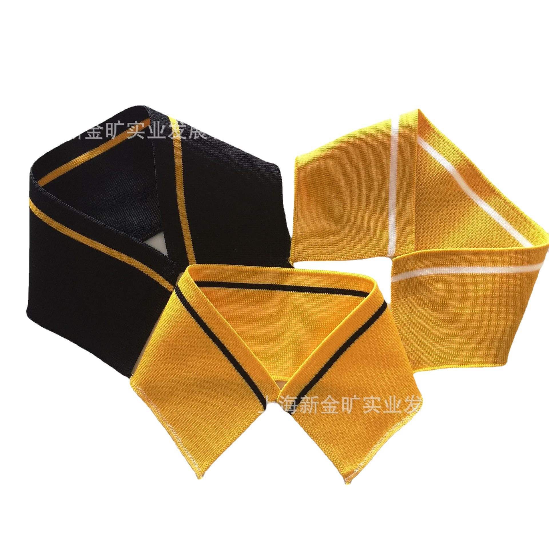 新金旷厂家直供针织罗纹领横机领扁机领t恤领POLO衫领子袖口罗纹