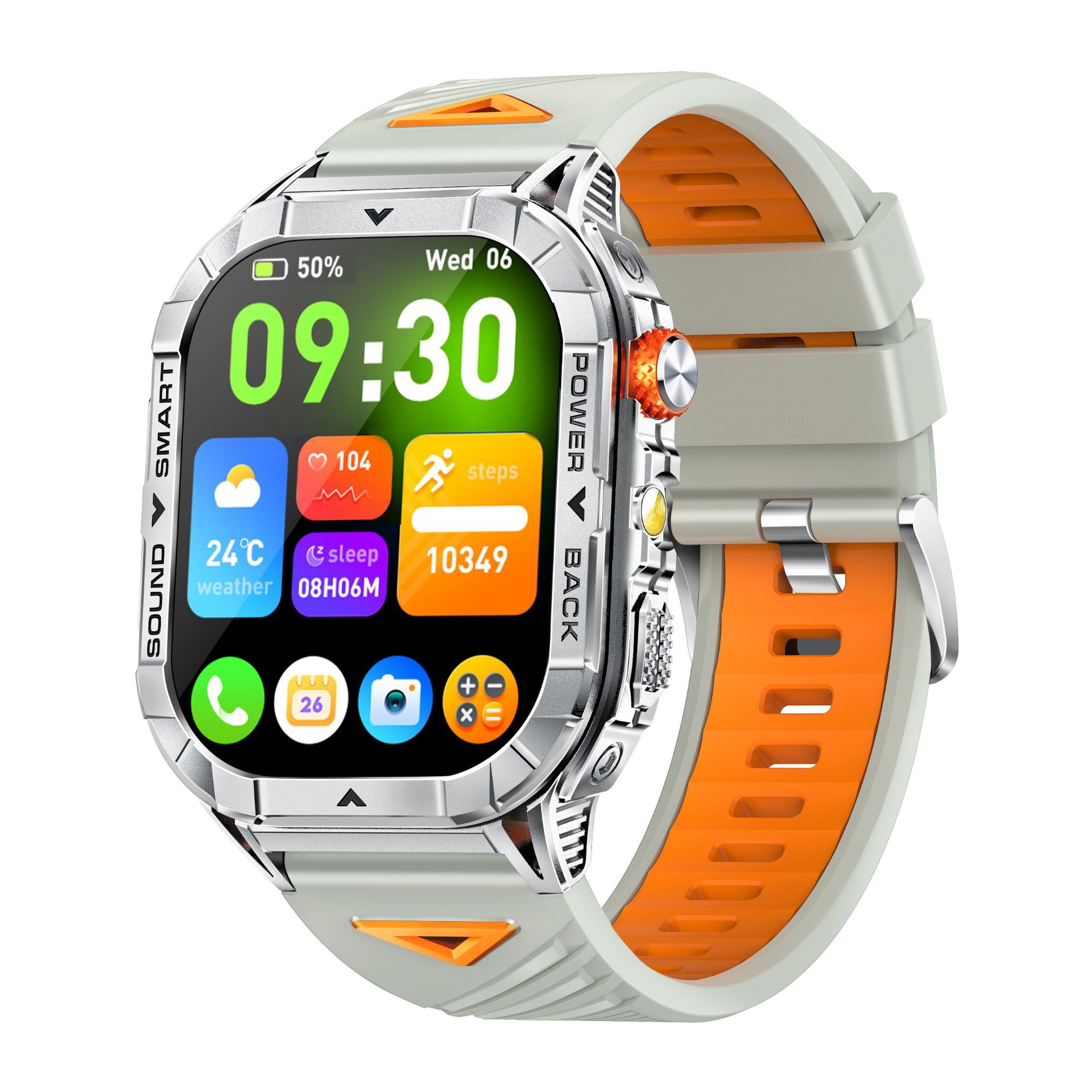 Smartwatch Mit Herzfrequenzmessung Bluetooth-anruf Und Hd-display_voghion.com