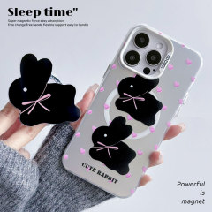 知泰蘋果15手機殼適用12磁吸磨砂鐳射11支架iPhone14Promax保護套