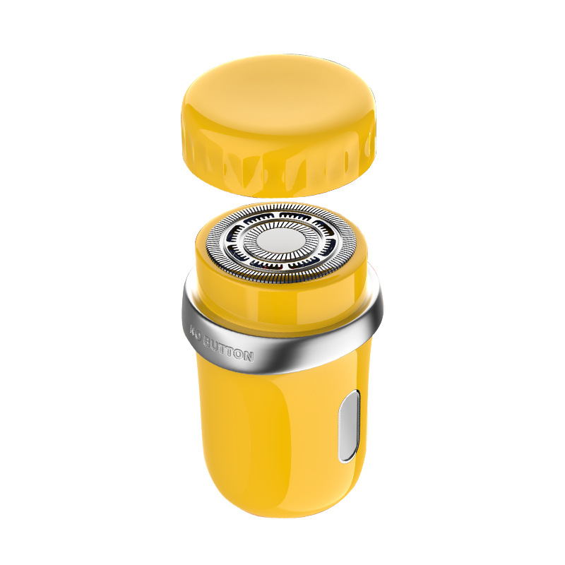 Nueva máquina de afeitar de inducción inteligente transfronteriza sin interruptor eléctrico de los hombres a prueba de agua mini máquina de afeitar portátil