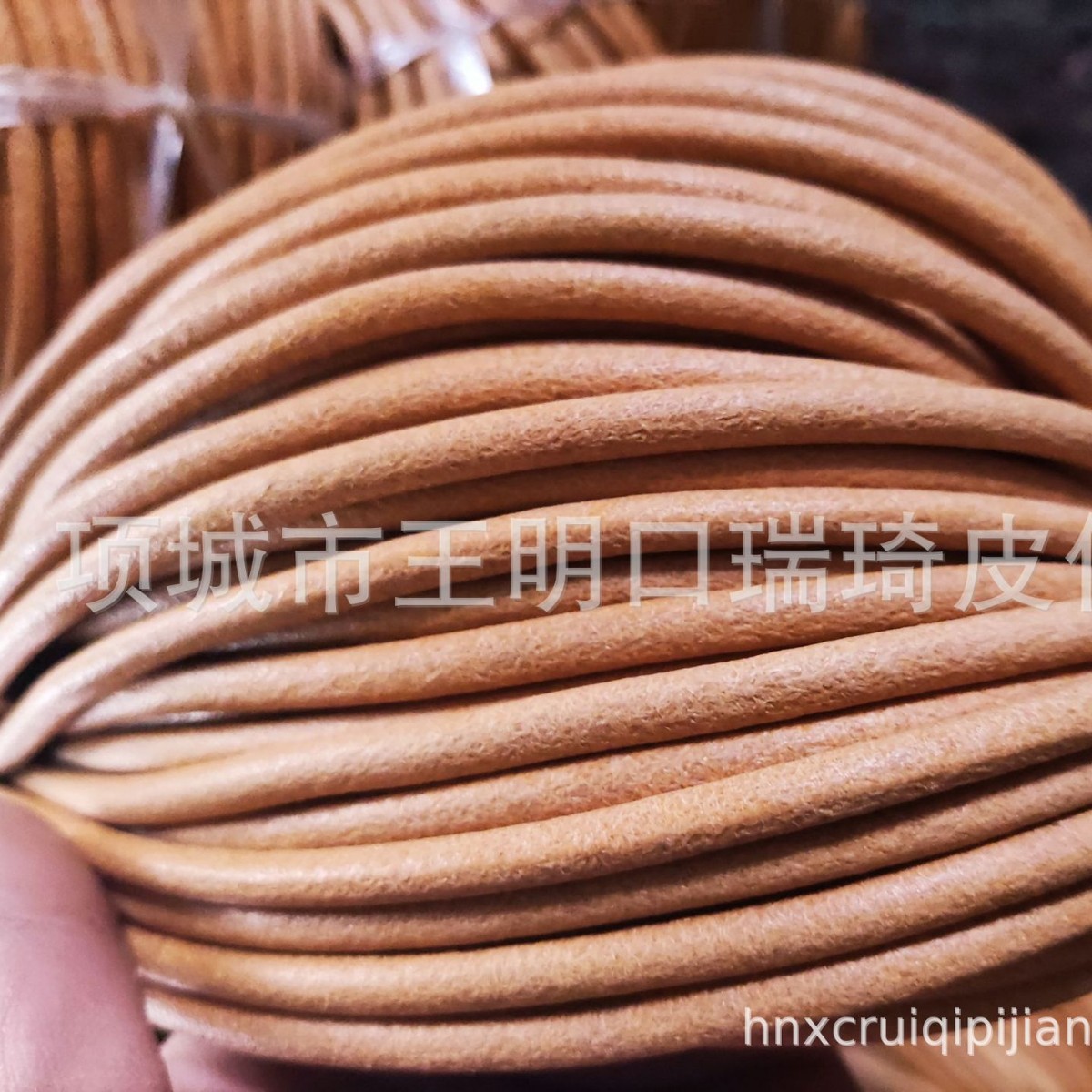 高品质diy牛皮绳4mm圆皮绳本色挂绳绑带各种首饰绳绳子
