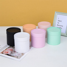 定 制圆形牛皮纸筒纸罐可印logo 烫金纸管牛皮纸圆筒包装茶叶罐