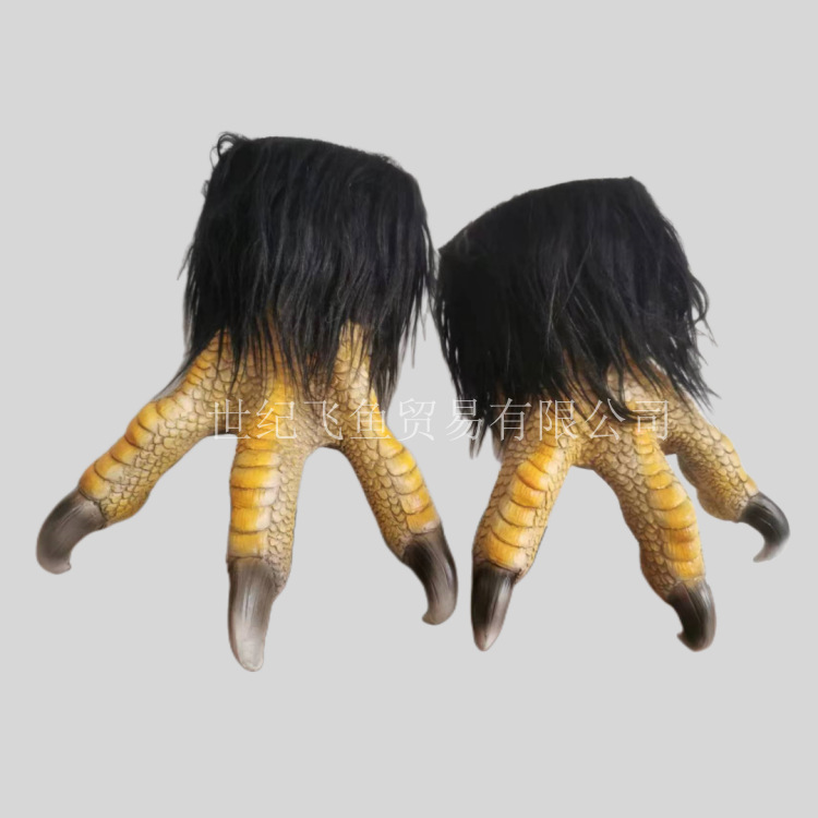 Águila máscara águila cabeza cubierta Halloween simulación animal Bulldog loro máscara realista animal cabeza cubierta