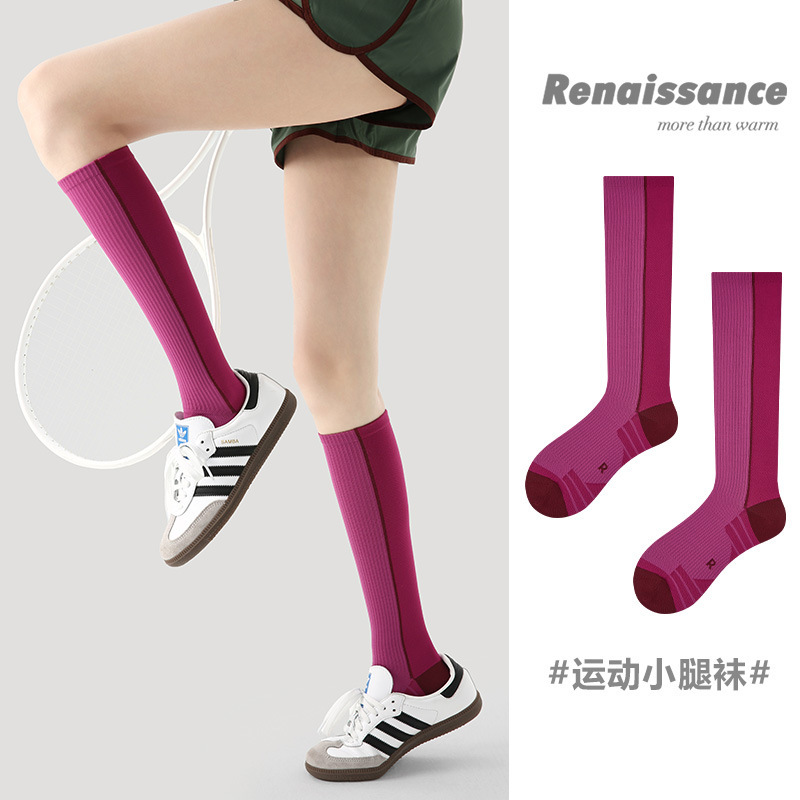 Renaissance夏の薄いタイプのストッキングヨガのランニング縄跳びの徒歩のフィットネスの圧力の靴下のスポーツの女性の靴下|undefined