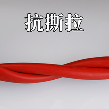 红色硅胶管耐高温软管弹力工业级胶管耐用内径厚6mm8mm加工