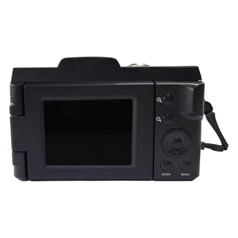 Nuevo HD Flip pantalla selfie cámara digital micro SLR 16 millones de píxeles DV Cámara transfronteriza Inglés