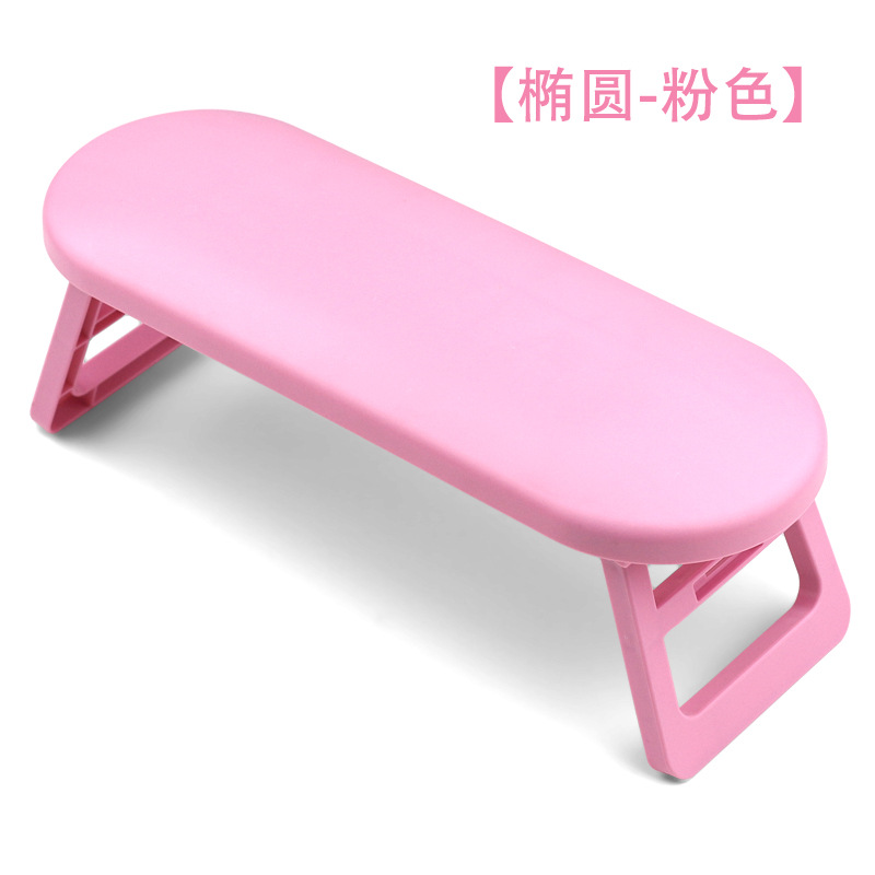 Transfronterizos manicuría almohada plegable y alta luz manicuría almohada de mano de plástico manicuría tienda de manicuras muñeca soporte almohada al por mayor