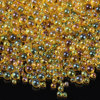 Custom 0.6-3 mm AB colorful bubble bead glass glassless round bead nail decorative air beads