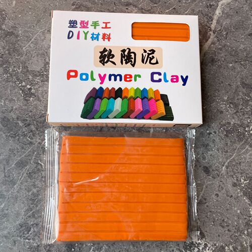 Cross-border supply 250g soft pottery handmade colored mud handmade materials boxed clay baking and shaping mud wholesale