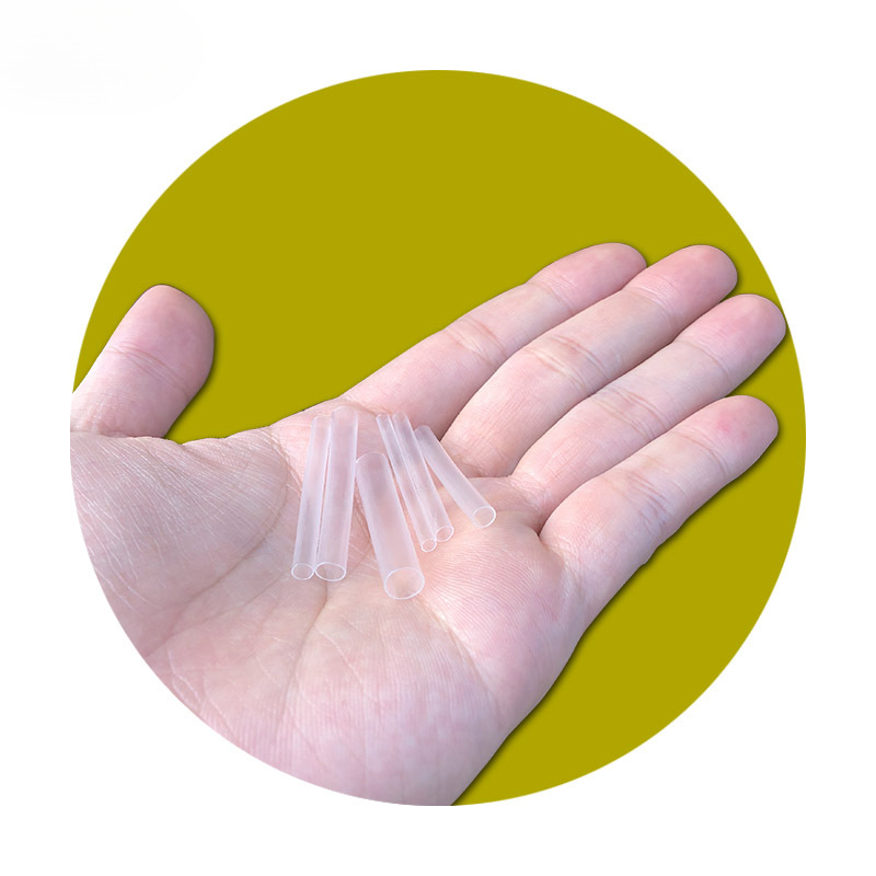 Anillo de abrazadera de manguito de anillo transparente tubo de retracción térmica de manguito protector de abertura invisible manguito de goma sellado manguito de fijación