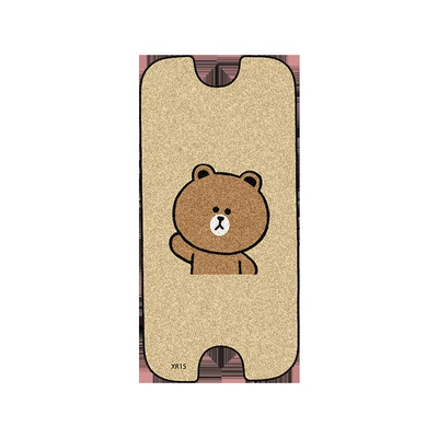 Suitable for Xinri Yulu Electric Vehicles, Electric Scooter Wire Loop Waterproof and Anti-Slip Foot Mats (Electric vehicle foot mat) - new-ruiyu-lu-brown-bear