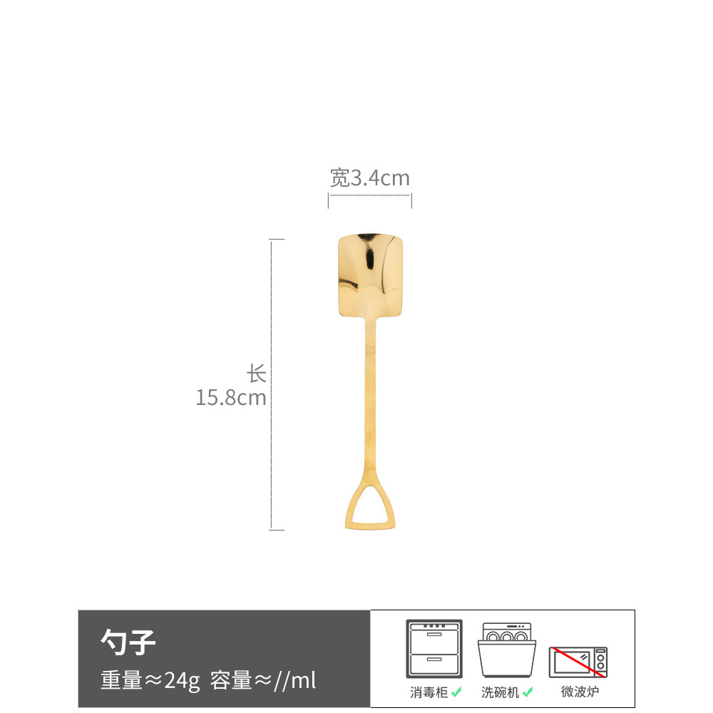 Coreano de alto valor 304 cucharas de acero inoxidable cucharas de arroz cucharas de café cucharas de postre creativas cucharas de cocina caseras