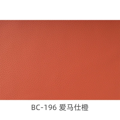 Car Floor Mat Roll Leather — Universal Foot Pad - bc-196-hermes-orange-order-by-meter-100-density-33mm-black-cotton-k-prick09mm-solvent-free-16m-wide-40m-long-order-by-meter