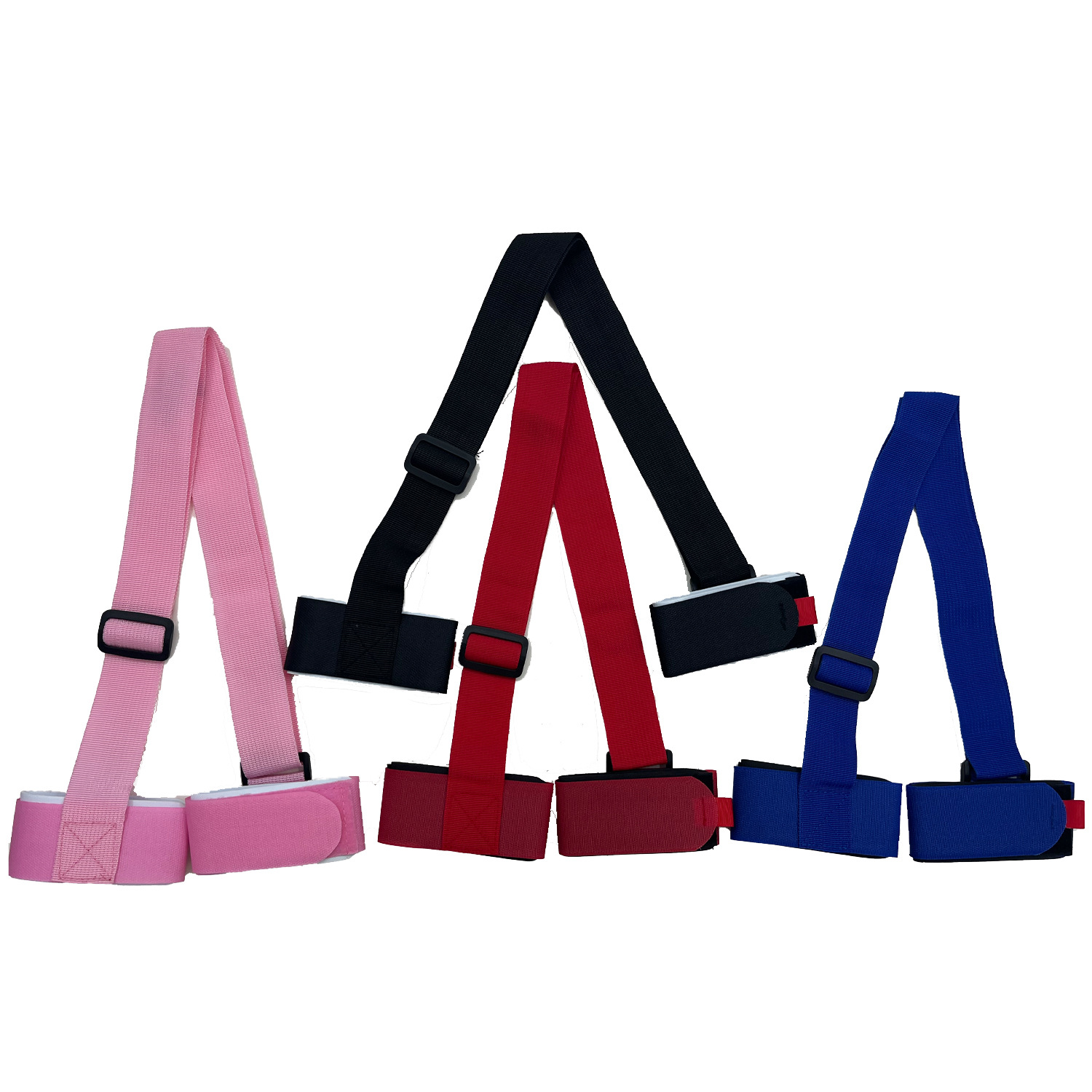 Spot correa de esquí correa de fijación de tabla de snowboard doble portátil correa de trineo correa de trineo ajustable correa de trineo transfronterizo