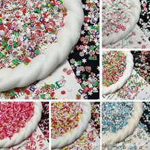 环保多元素圣诞软陶切片碎碎仿真捏捏乐奶油胶材料椰蓉花生抹茶碎