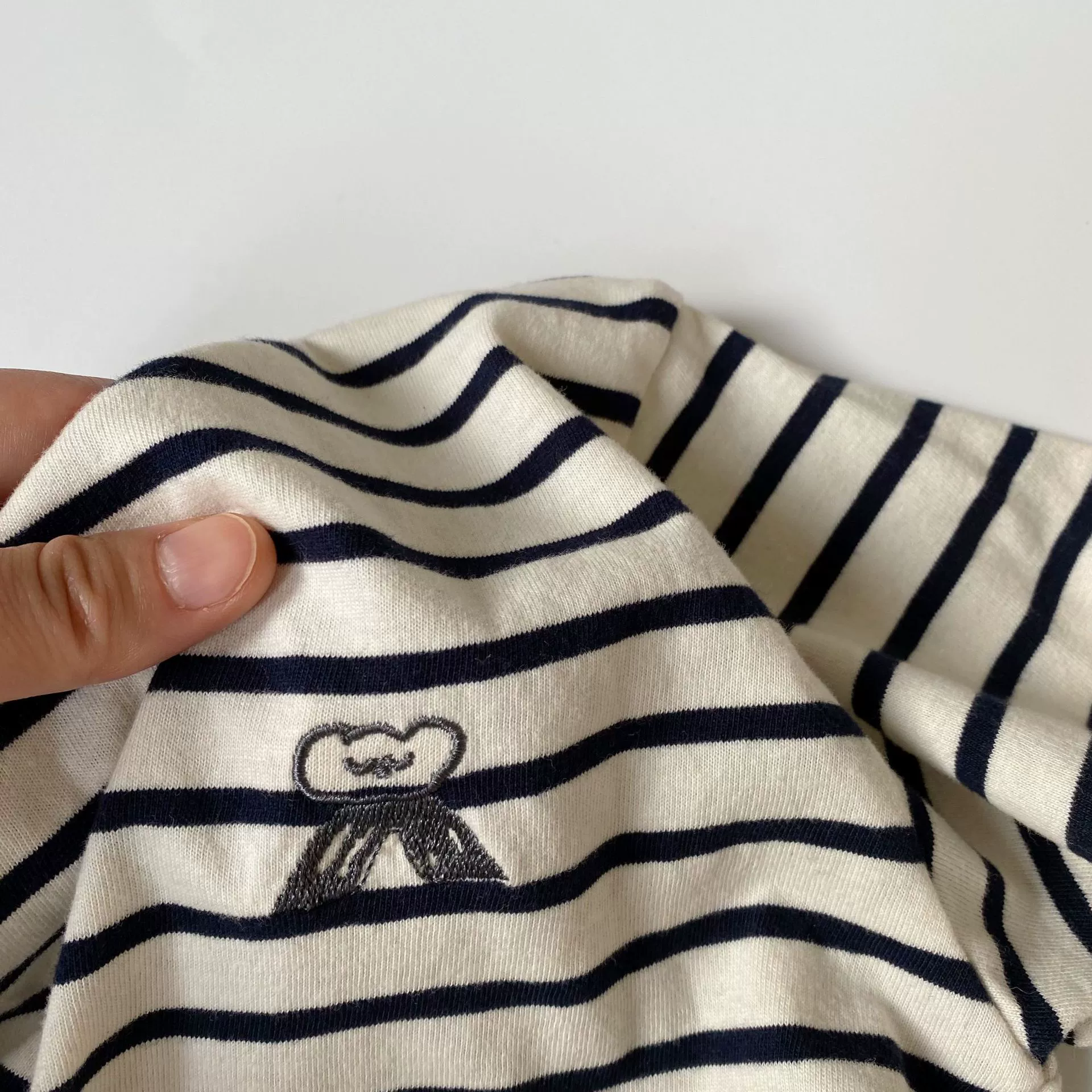 GL-kids летняя детская классическая футболка с коротким рукавом для девочек, корейский стиль, с вышивкой, с коротким рукавом