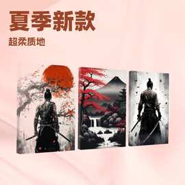 3件抽象艺术马壁画版画油画模块化图片海报油画装饰家居