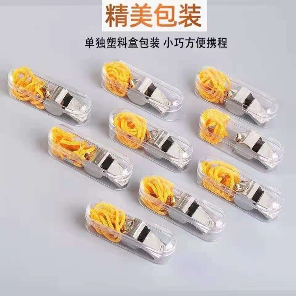 Silbato de Metal de Acero Inoxidable para Profesor de Deportes y Árbitro - Silbato Deportivo al por Mayor