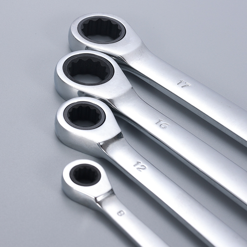 Jiutong de doble cabeza Llave de trinquete herramienta de llave rápida traje de doble propósito de dos vías llave de ciruela reparación de automóviles