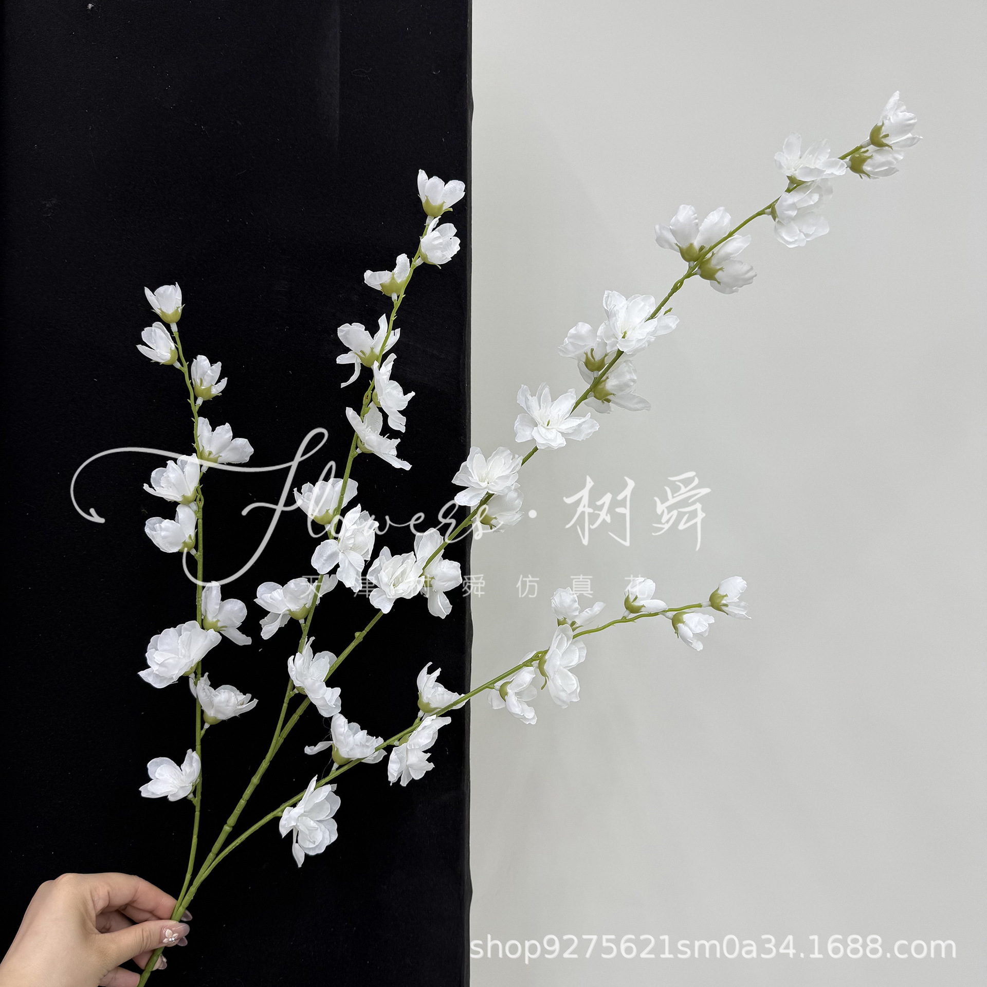 5 tenedores violeta-blanco